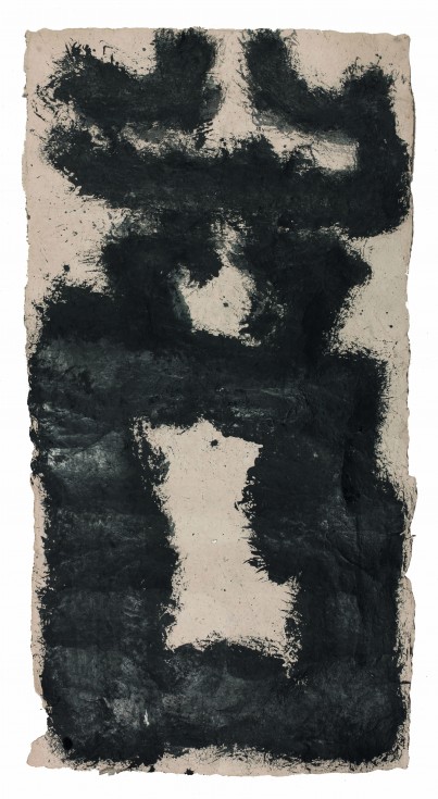 Zhang Fangbai, La torre, inchiostro su carta fatta a mano, 100x200 cm